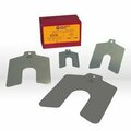 Precision Brand 50mm X 50mm 300 SS SLOTTED SHIM SHOP KIT - 100/P 81945